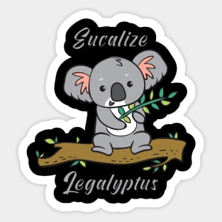 Eucalize Legalyptus Sticker